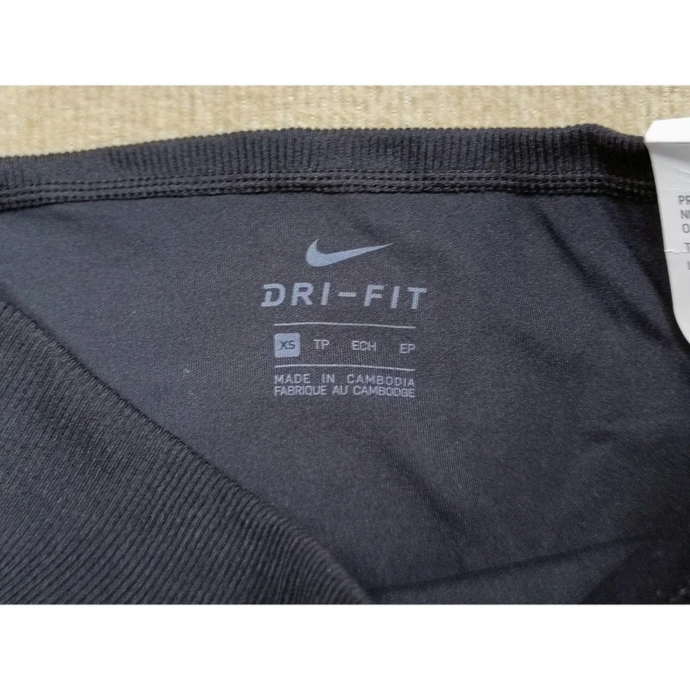 Nike Yoga Luxe Layered Women's XS Training Athletic Leggings DA0729-010 Black
